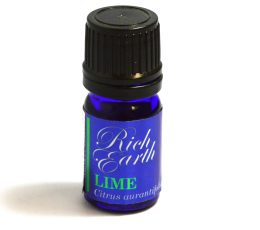 Lime Cold Pressed Oil. 100% Pure Organic  5mL